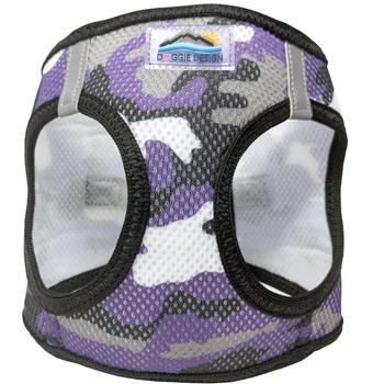 Doggie Design American River Choke Free Dog Harness - Purple Camo