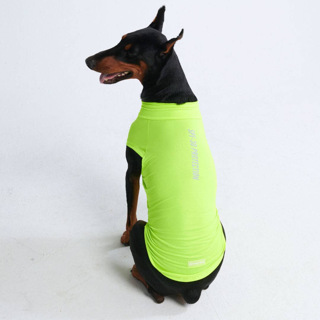 Spark Paws Sunblock Dog T-Shirt - Neon