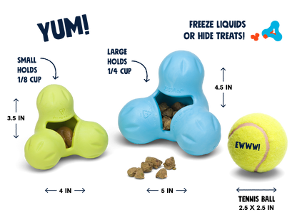 West Paw Tux Puzzle Treat-Dispensing Dog Toy