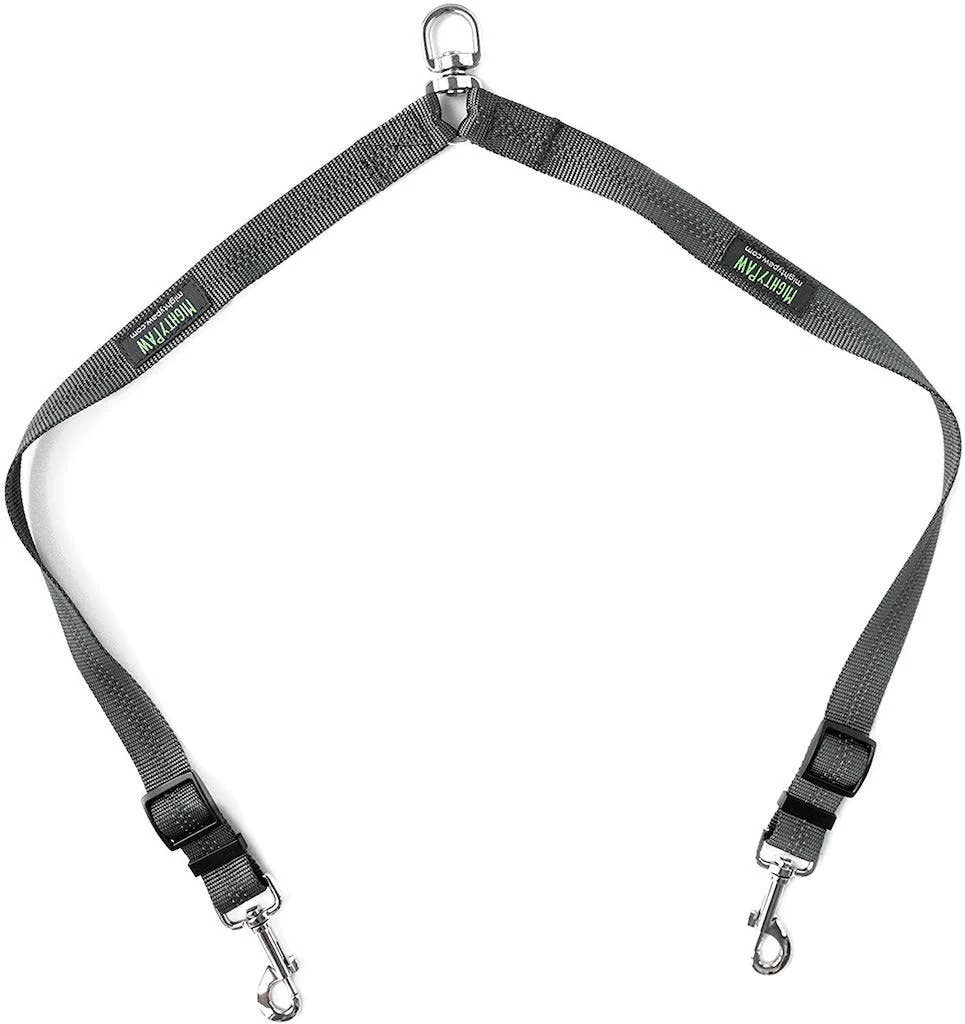 Mighty Paw Adjustable Length Double Dog Leash