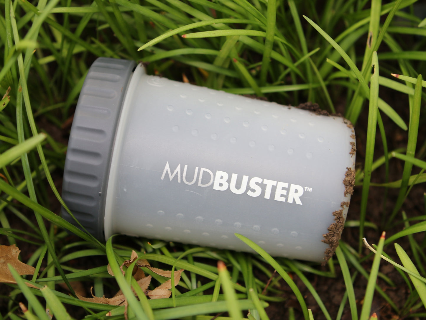 Dexas MudBuster Portable Dog Paw Washer/Paw Cleaner, Light Gray