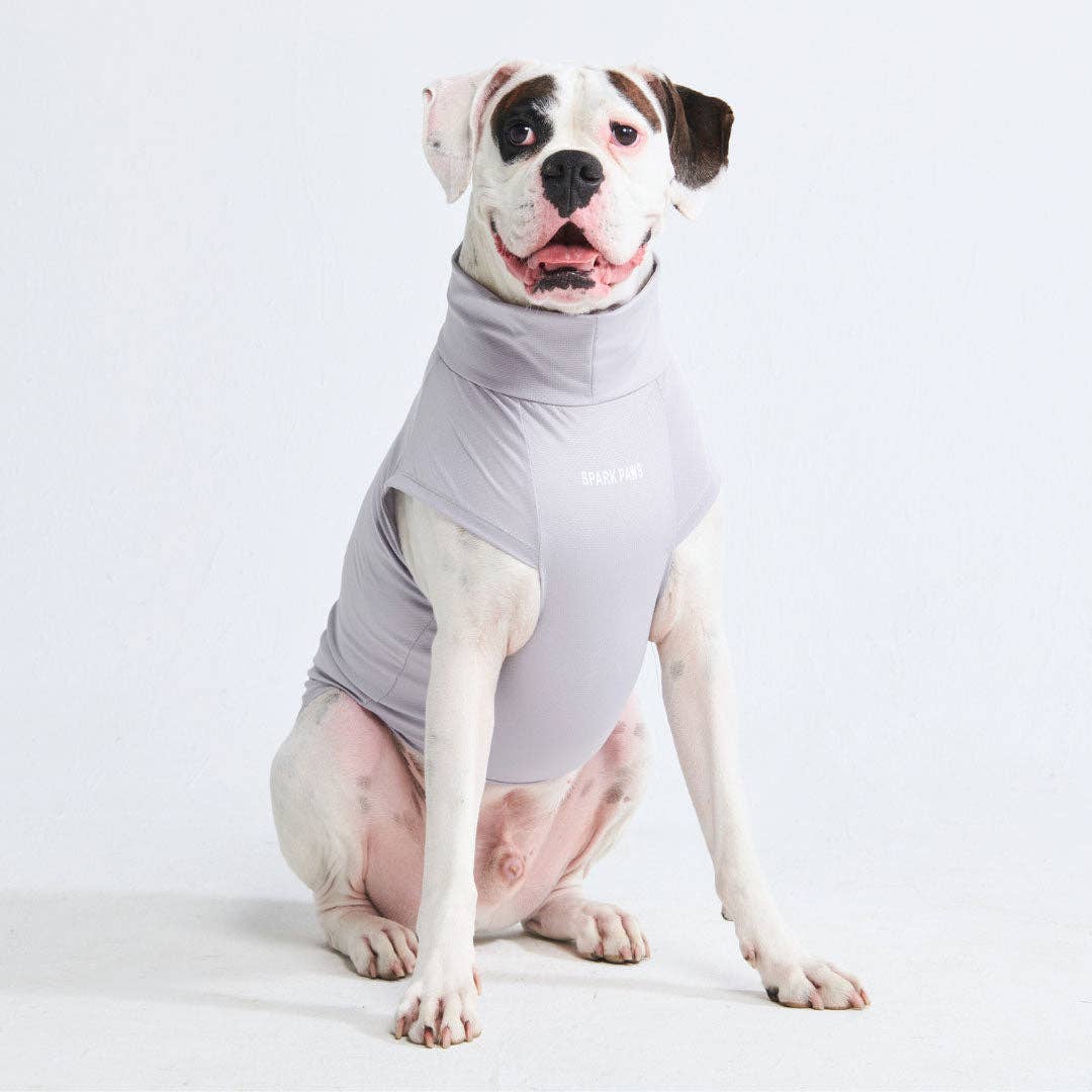 Spark Paws Sunblock Dog T-Shirt - Grey