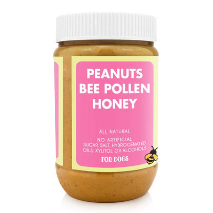 Bark Bistro Beehive Buzz Buddy Budder Peanut Butter for Dogs