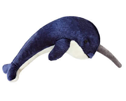 Fluff & Tuff "Bleu" - Narwhal Plush Dog Toy