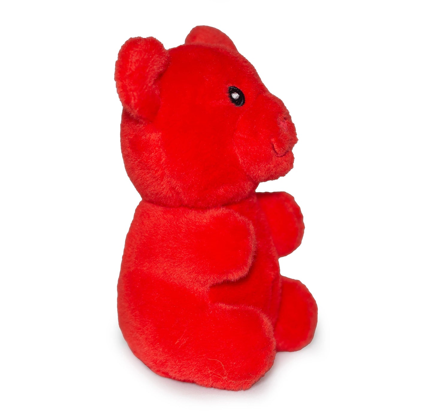 ThoozyPet Gummy Bear Plush Dog Toy, Red, 6"