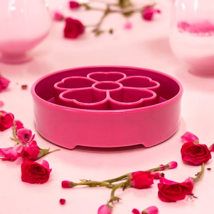 SodaPup Slow Feeder Bowl, Flower