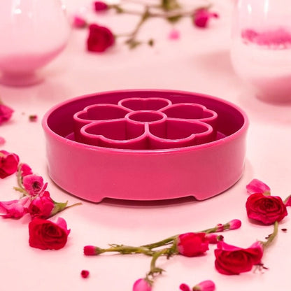 SodaPup Slow Feeder Bowl, Flower