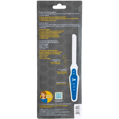 JW Pet Company GripSoft Shedding Comb for Dogs