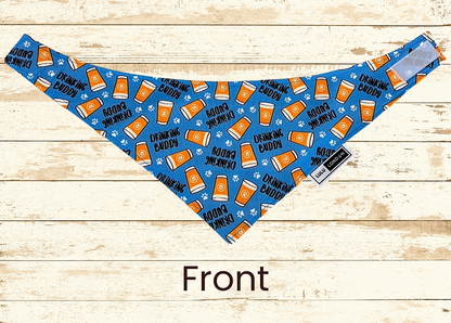 Lulu London Drinking Buddy Custom Reversible Dog Bandana