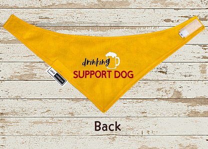 Lulu London Drinking Buddy Custom Reversible Dog Bandana