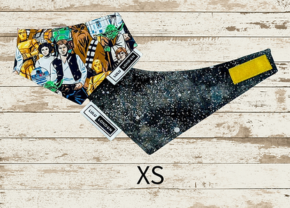 Lulu London Star Wars Characters Custom Reversible Dog Bandana