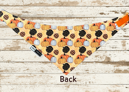 Lulu London Lick or Treat Custom Reversible Dog Bandana