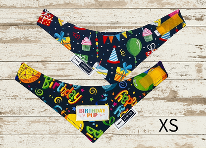 Lulu London Birthday Pup Custom Reversible Dog Bandana