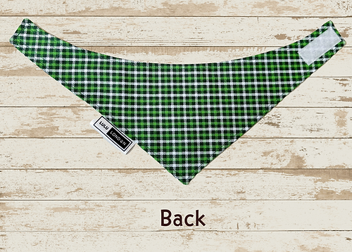 LuLu London Reversible "Lucky Shamrocks" Dog Bandana