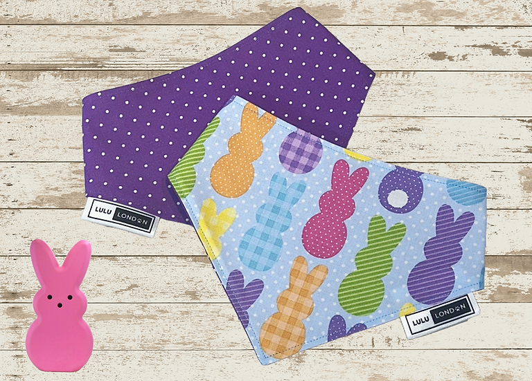 Lulu London All My Peeps Easter Reversible Bandana