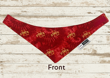 Lulu London Iowa State Cy-Dye Reversible Dog Bandana