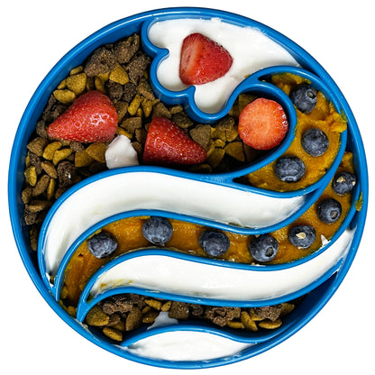 SodaPup Slow Feeder Bowl, Waves