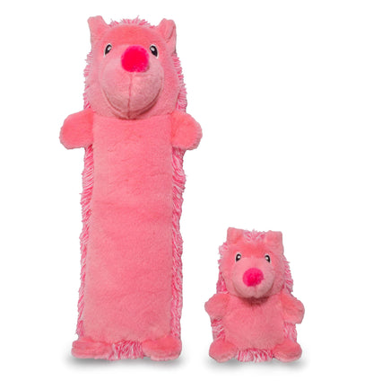 ThoozyPet Hedgehog Plush Dog Toy, Pink, 5"