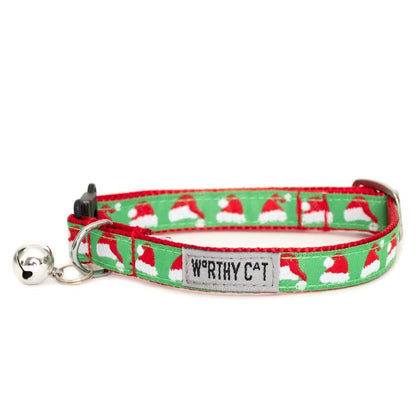 Worthy Cat - Santa Hats Cat Collar