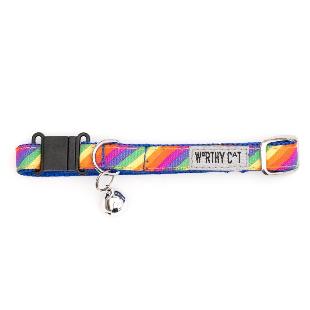 Worthy Cat - Rainbow Cat Collar
