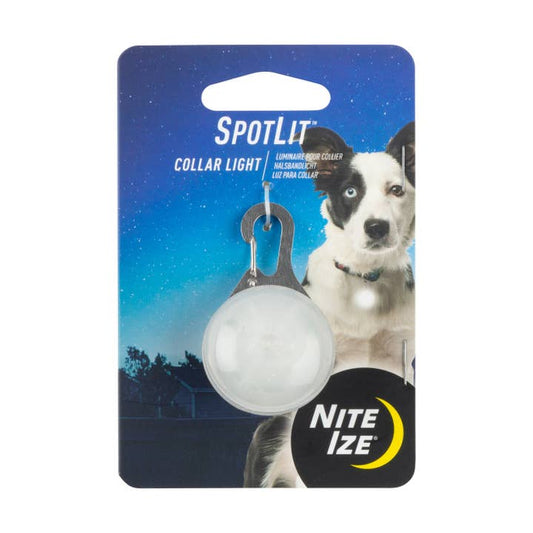 Nite Ize SpotLit LED Collar Safety Light - White