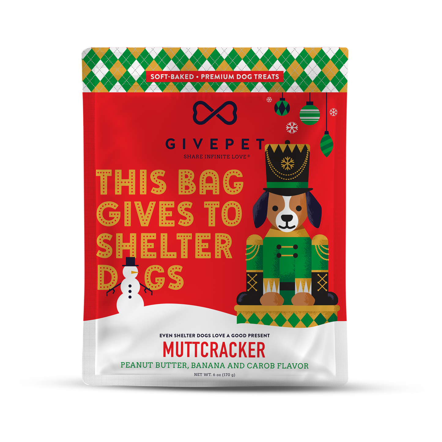 GivePet "Muttcracker" Holiday Dog Treats
