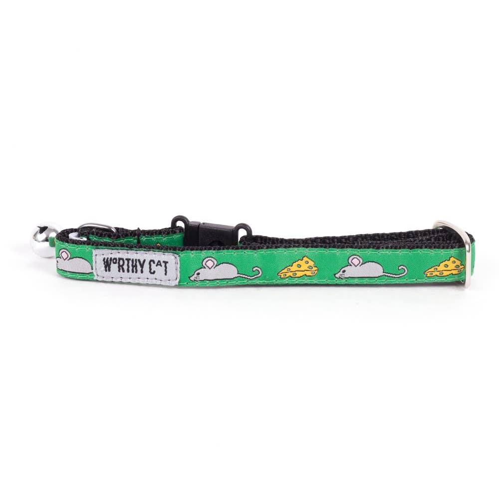 Worthy Cat - Mouse and Cheese Cat Collar