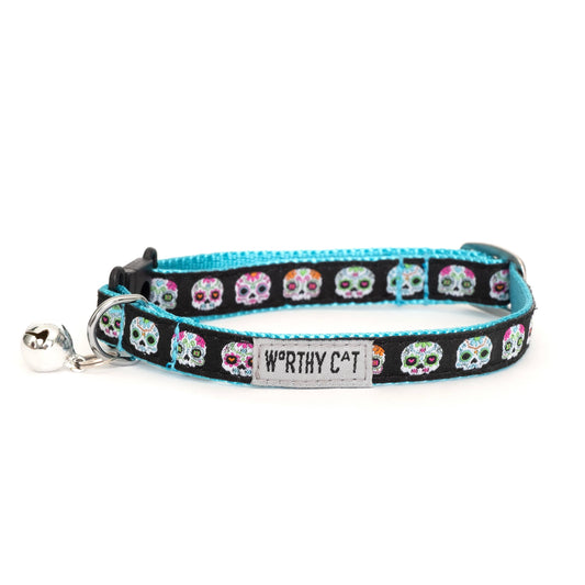 Worthy Cat - Skeletons Cat Collar