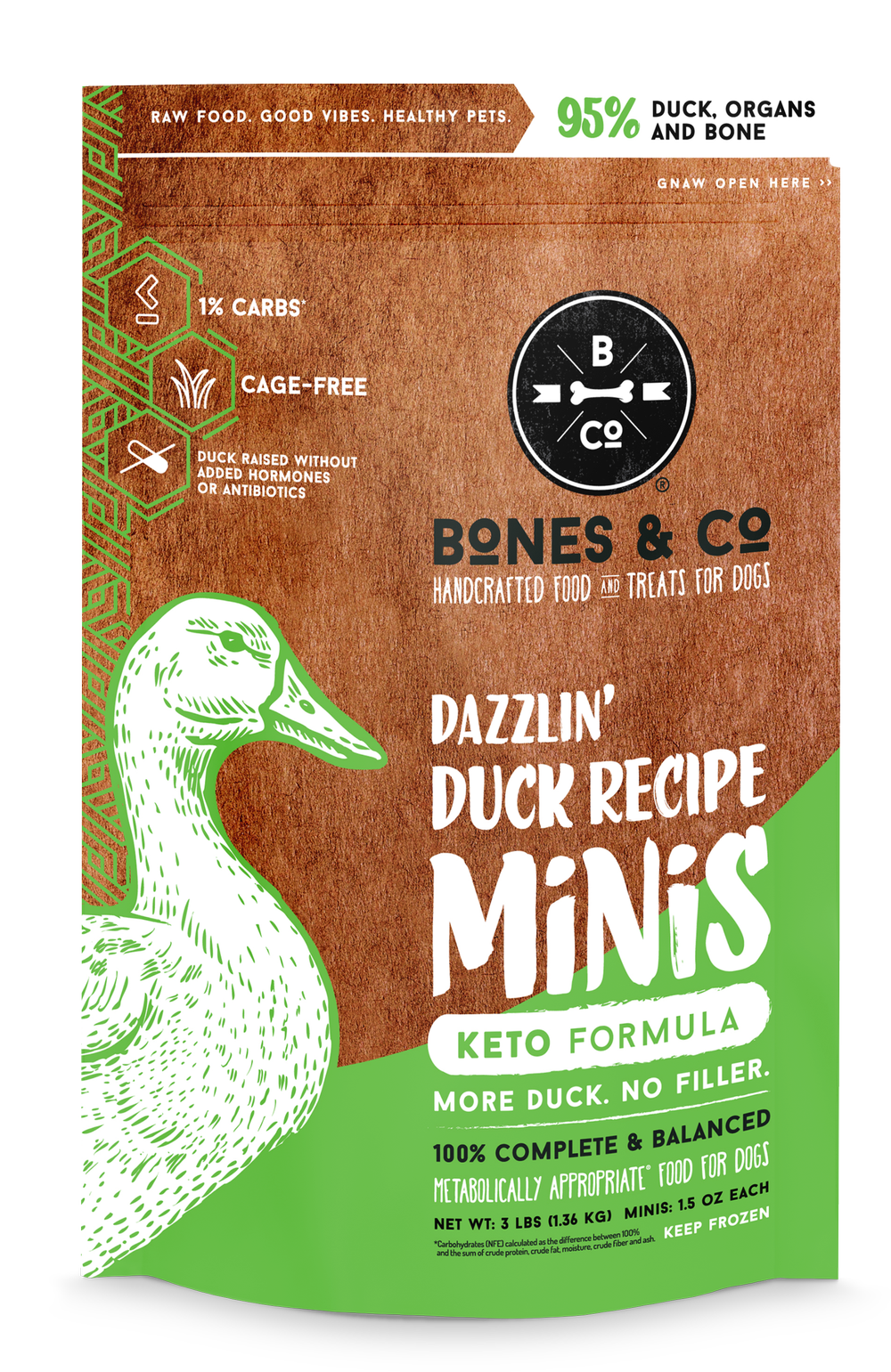 Bones & Co Dog Dazzlin Duck Recipe Minis