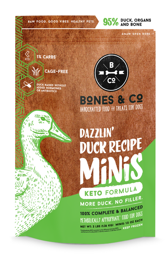 Bones & Co Dog Dazzlin Duck Recipe Minis