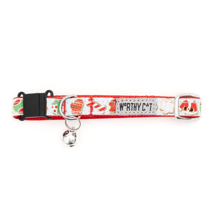 Worthy Cat - Cookies for Santa Paws Cat Collar