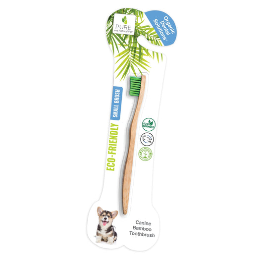 Pure and Natural Pet Bamboo Toothbrush, Small
