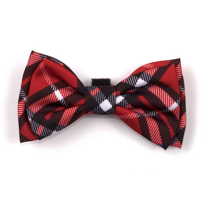 Worthy Dog - Bias Plaid Bow Tie
