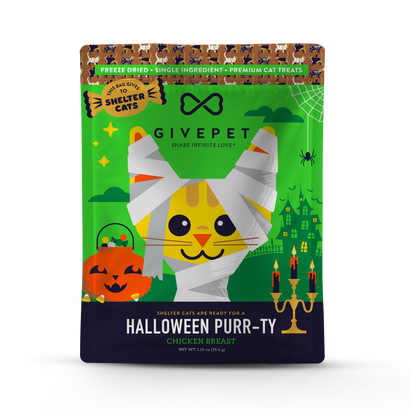 GivePet "Halloween Purr-ty" Freeze-Dried Cat Treats