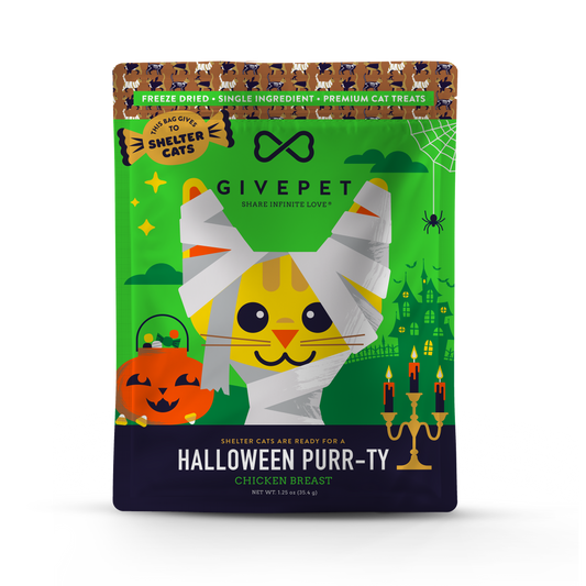 GivePet "Halloween Purr-ty" Freeze-Dried Cat Treats