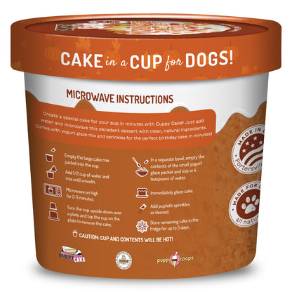 Cuppy Cake Dog Cake in a Cup