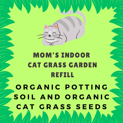 Mom's Indoor Cat Grass Refill Pack