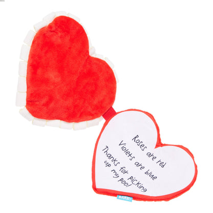BARK Valentine's Be Mine Growlentine Plush Dog Toy, M/L