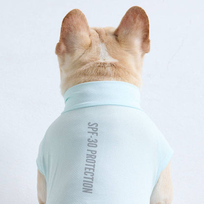 Spark Paws Sunblock Dog T-Shirt - Baby Blue
