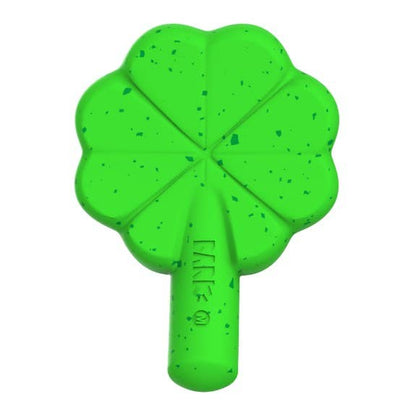 BARK Super Chewer Fur Leaf Clover St. Patrick's Day Dog Toy