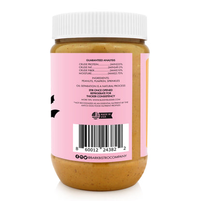Bark Bistro Dog Halloween Boo Budder Peanut Butter