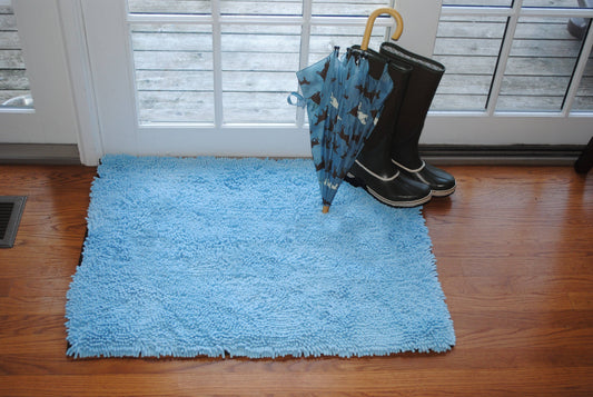 Soggy Doggy Ultra-Absorbent Doormat, Blue