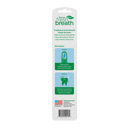 TropiClean Fresh Breath Finger Brush Dog Toothbrush