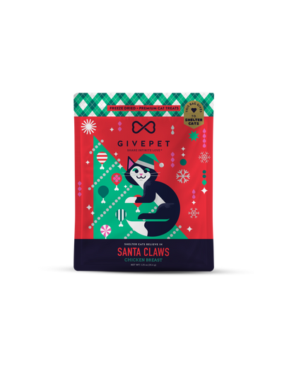 GivePet "Santa Claws" Cat Treats