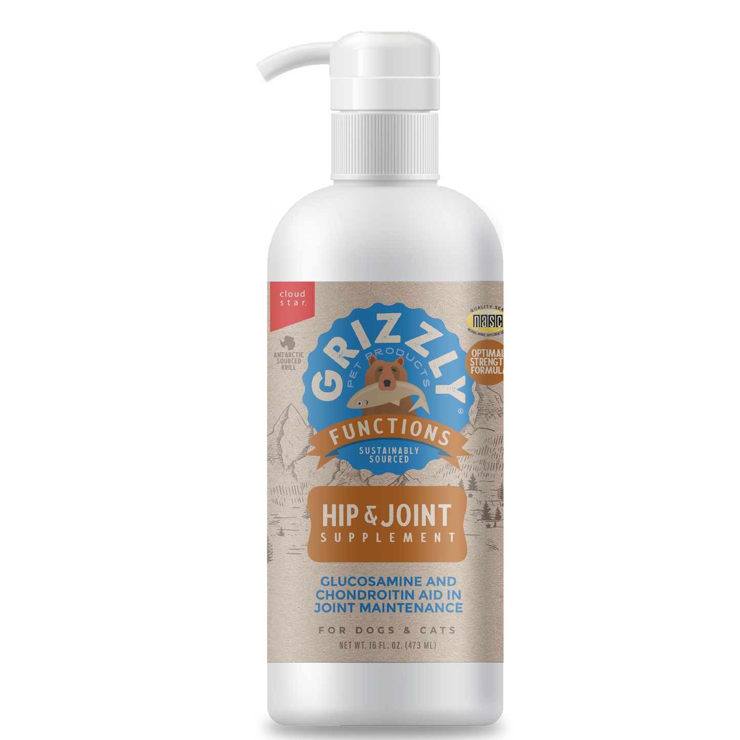 Grizzly Hip & Joint Supplement for Dogs and Cats