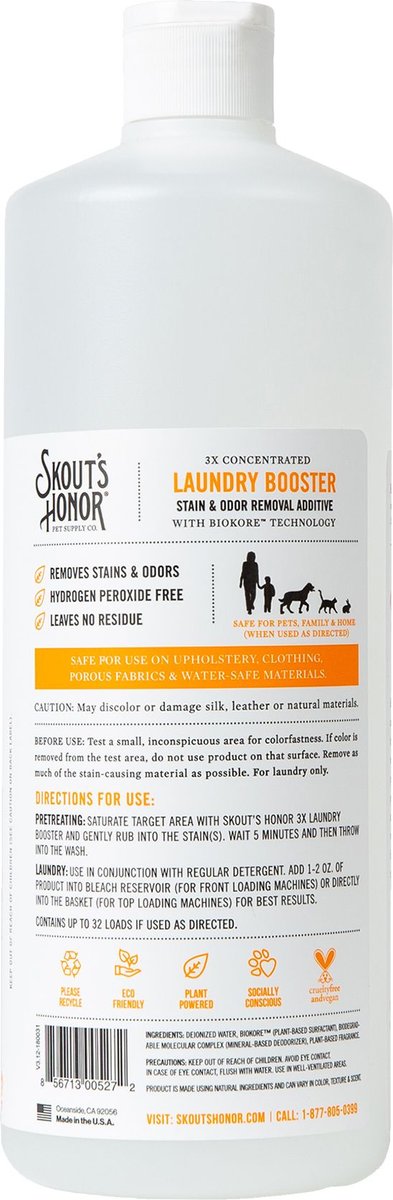 Skout's Honor Laundry Booster, 32 fl. oz.