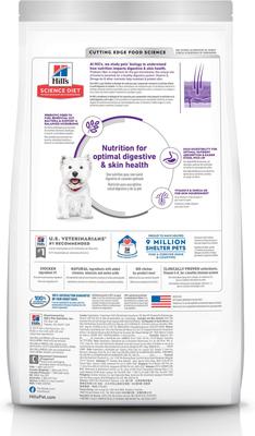 Hill's Science Diet Adult Sensitive Stomach & Skin Small Bites Dry Dog Food, Chicken Recipe