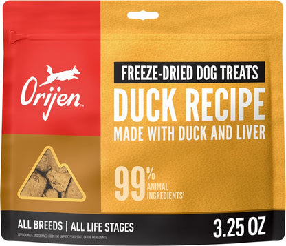 Orijen Freeze-Dried Duck Grain-Free High-Protein Dog Treats