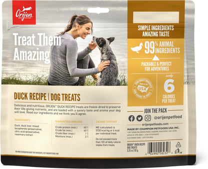Orijen Freeze-Dried Duck Grain-Free High-Protein Dog Treats