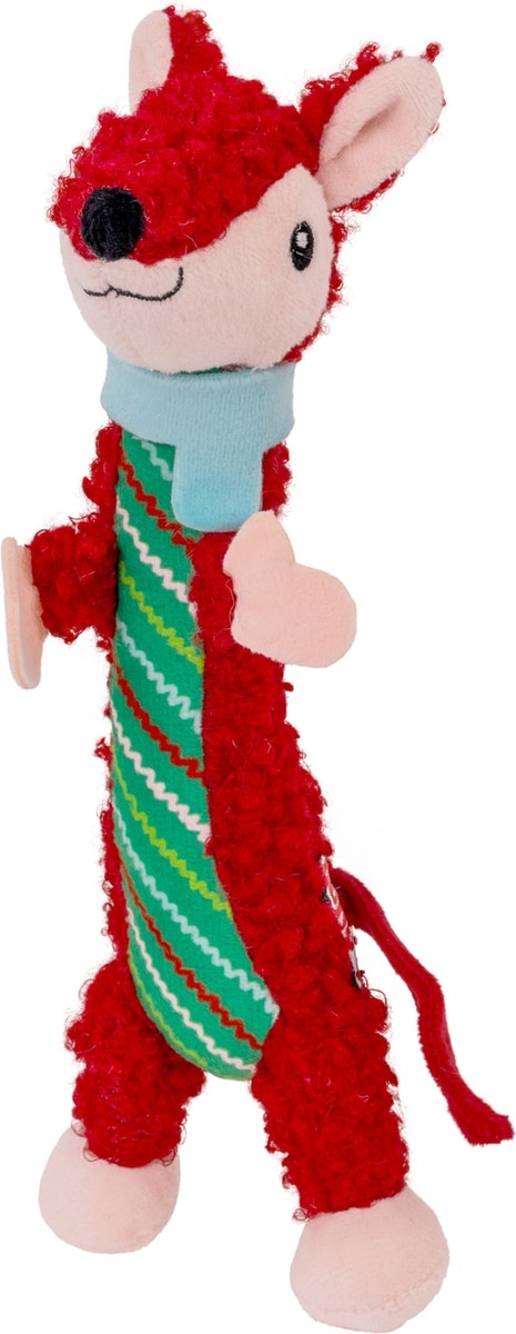 KONG Holiday Cat Luvs Fox Plush Cat Toy with Catnip